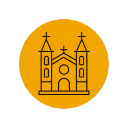 kirche icon seilkonzept